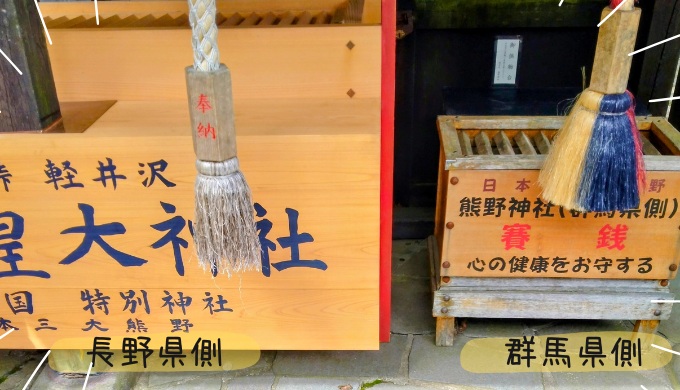 熊野皇大神社のお賽銭箱