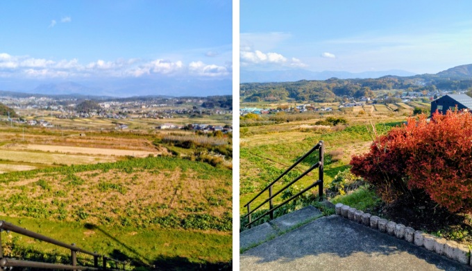 志賀高原を望む絶景