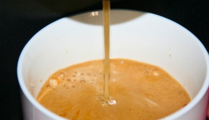 コーヒーメーカーで抽出